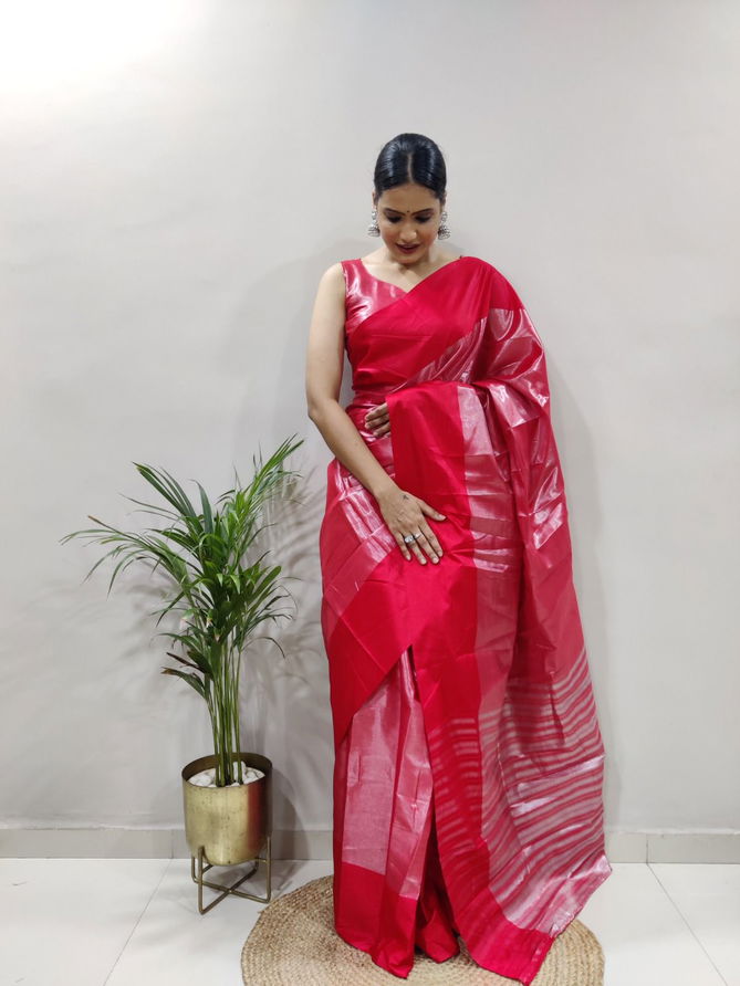 Aab Pooja Zari Party Wear Saree Catalog
